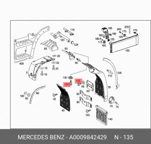 SPRINTER (1995-2006) A 000 984 24 29 MERCEDES BENZ