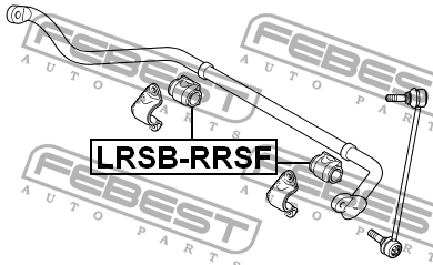 Втулка стабилизатора передняя LAND ROVER DISCOVERY IV 2010- LRSB-RRSF LRSB-RRSF FEBEST