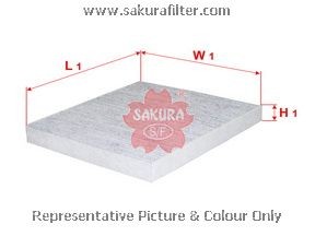 Фильтр воздушный салона JEEP Grand Cherokee (10-) угольный SAKURA CAC66030 SAKURA