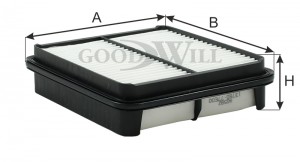 Фильтр воздушный AG592 AG 592 GOODWILL