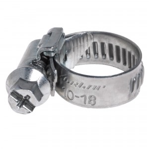 Хомут на патрубки AIRLINE червячный 10-16 мм (оцинкованный, ширина 9 мм)  10шт AHC-SZ-02 AIRLINE