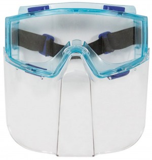 Очки защитные закрытые с непрямой вентиляцией панорамные в сборе со щитком FIT 12205 FIT