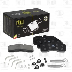Колодки торм. диск. перед. с ремкмпл. Камаз, МАЗ, MB, MAN, DAF, Iveco, Scania (P PFT 029059 TRIALLI