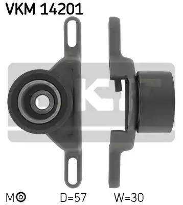 ролик натяжной ремня ГРМ!\ Ford Sierra/Escort 1.4/1.6 83> VKM 14201 SKF