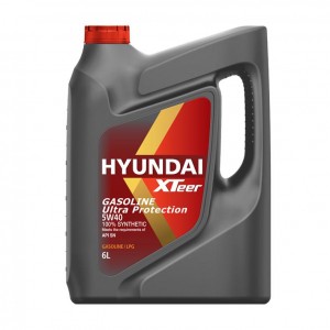 HYUNDAI XTEER CASOLINE ULTRA PROTECTION 5W40 6Л API SN+, SP 1061126 HYUNDAI XTEER
