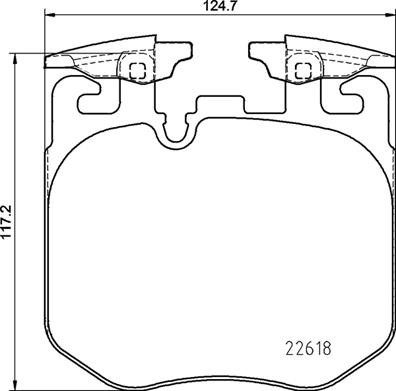 Колодки тормознае дисковые P06106 P06106 BREMBO