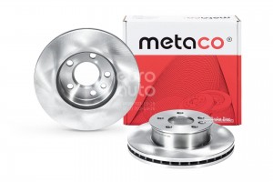 Диск тормозной передний вентилируемый 3050307 METACO