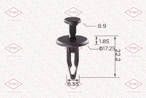 Клипса автомобильная [упаковка 10 штук] CHRYSLER/OPEL TJB1400 TJB1400 TATSUMI