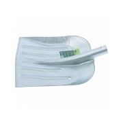 Лопата снеговая стальная оцинкованная 365х330мм без черенка СИБРТЕХ 61536 SIBRTEC