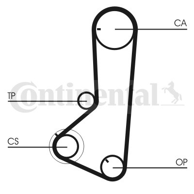 Ремень зубчатый CT836 CT836 CONTINENTAL