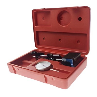 Индикатор часового типа с магнитной стойкой (0-10мм,погрешность-0.01мм) в кейсе  RF-01729 ROCK FORCE