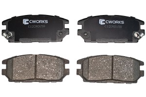 Тормозные колодки задние, Low Metallic C12CR0158 C12CR0158 CWORKS