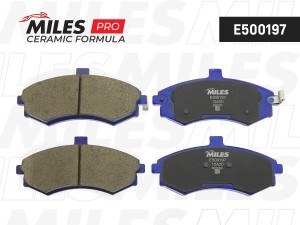 Колодки тормозные передние (Смесь CERAMIC серия PRO) HYUNDAI ELANTRA/MATRIX 1.5- E500197 MILES