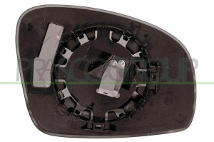 стекло зеркала левое! с кроншт. асферич. с подогр.\ Skoda Fabia 1.2-1.6i/1.4-1.9 SK3247524 PRASCO GROUP