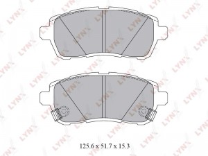 Колодки тормозные дисковые передние BD-5123 LYNXAUTO