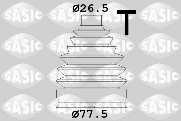 Пыльник ШРУСа внешний RENAULT KANGOO II 1.5dCi, 1.6 1904038 1904038 SASIC