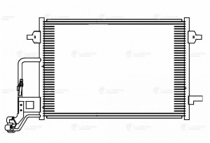 Радиатор кондиц. для а м VW Passat (B5) (00-) Skoda Superb (01-) (LRAC 1865) LRAC 1865 LUZAR
