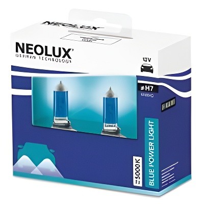 Лампа 12V H7 80W PX26d 5000K 1500лм бокс (2шт.) Blue Power Light NEOLUX N499HC-2SCB NEOLUX