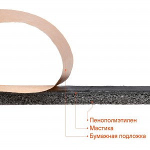 Материал для проклейки салона Изол 6 AIRLINE 500х700х6 мм КС водостойкий, ППЭ ADSI015 AIRLINE