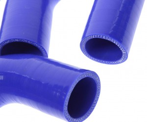 Патрубок ГАЗ-3302 дв.ЗМЗ-405 ЕВРО-3 радиатора комплект 5шт. синий силикон MEGAPO 130-17-008 MEGA POWER