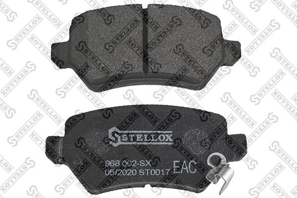 957 02=FDB1521 !колодки дисковые з.\ Opel Astra G 1.8-2.2DT 01-04/Zafira 2.2i/DT 968-002-SX STELLOX