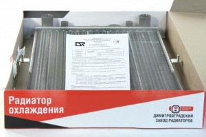 Радиатор охлаждения ВАЗ 2108, 21099 (карбюратор) 21080-1301012-00 DAAZ