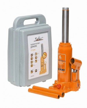 Домкрат бутылочный 6 т AIRLINE 195 - 380 мм в кейсе AJ-B-06K AIRLINE