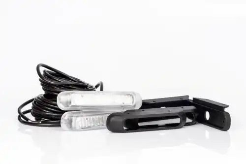 к-т дневных ходовых огней! LED, 132,7х35,4 с проводом 3,5м\ Universal FT300LED FRISTOM