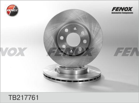 Диск тормозной Opel Adam 12-, Corsa D 06-, Fiat Punto, Grande Punto 05-, Punto E TB217761 FENOX
