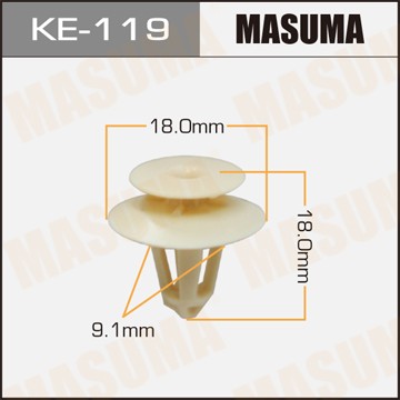 Пистон обивки универсальный MASUMA KE119 MASUMA