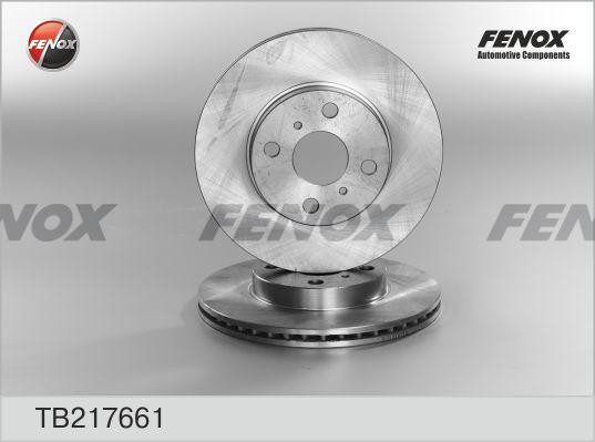 Диск тормозной Toyota Yaris 99-  2шт TB217661 FENOX