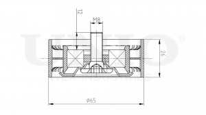 Ролик направляющий приводного ремня TNS-10269 UNIO