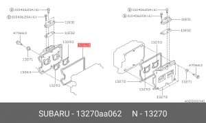Прокладка клапанной крышки 13270-AA062 13270AA062 SUBARU