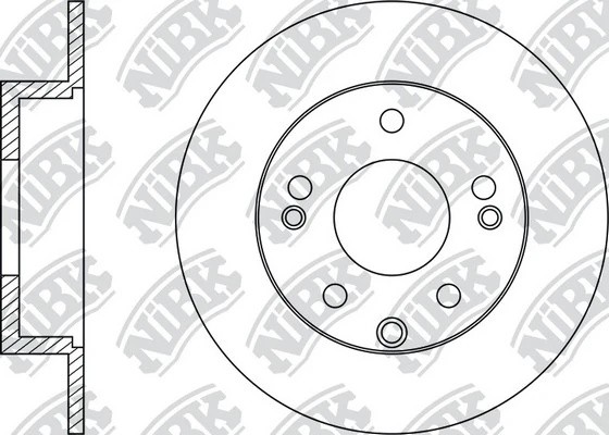 Диск тормозной HYUNDAI SONATA 2006-2010 RN1476 RN1476 NIBK