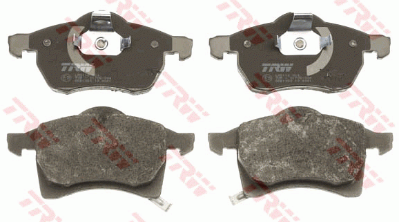 Колодки тормозные OPEL Astra G (1.8/2.2 16V), Zafira A, B (1.6/1.8) передние (4ш GDB1350 TRW