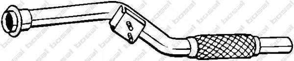 Глушитель MERCEDES Sprinter (00-06) передняя часть BOSAL 800-003 BOSAL