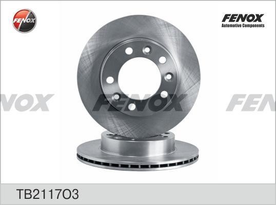 Диск тормозной для а/м ГАЗ 2217 "Соболь" "FENOX"  2шт TB2117O3 FENOX