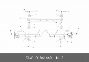 Болт Q1841440 FAW