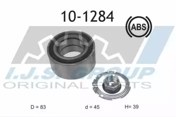 к-кт подшипника ступицы! передней ABS\ Renault Laguna 01> 101284 IJS GROUP