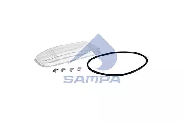 Стекло фары противотуманной правой TGS/TGX 022033 SAMPA