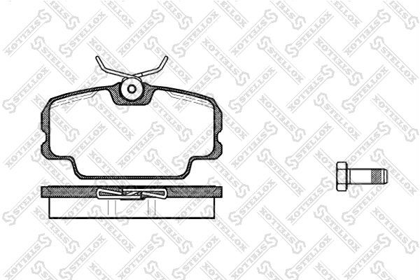 145 10=FDB320=571559B !колодки дисковые п.\ BMW E30 1.6i-2.4TD 82-94 156-010-SX STELLOX
