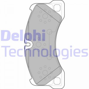 LP2117 колодки дисковые п.\ VW Touareg 3.2-3.6i/3.0-5.0TDi 05>, Cayenne 4.5-4.8i LP2117 DELPHI