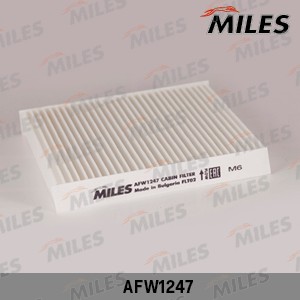 Фильтр салона KIA SOUL 08-/CHANGAN CS35  (MANN-FILTER CU19001 Filtron K1263) AFW AFW1247 MILES