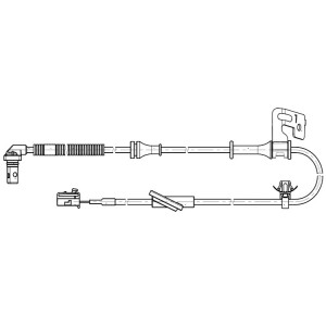 Датчик ABS для а/м Hyundai Solaris 10-/KIA Rio 11- задн. лев. VSABS0804 VSABS0804 START VOLT