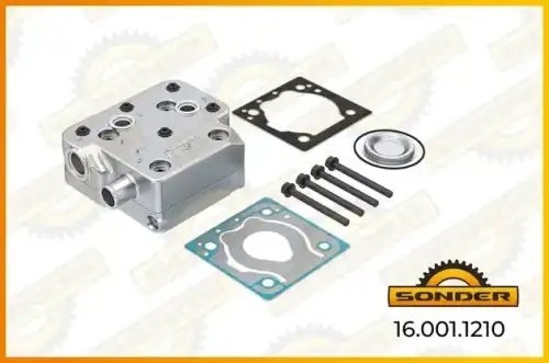 ГБЦ Гомпрессора Cummins в сборе с болтами и прокладками 160011210 SONDER