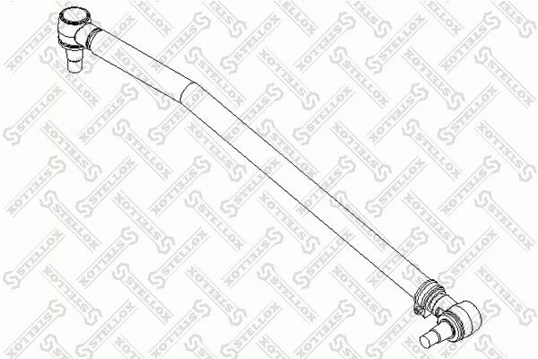 тяга рулевая !прод L=846 d=42 изг-1 конус=26 \MB Atego 712-823 84-35089-SX STELLOX