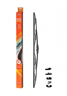 Щетка стеклоочистителя каркасная 700мм (28) 1 адаптер AWB-K-700 AIRLINE