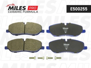 Колодки тормозные передние (Смесь CERAMIC серия PRO) LAND ROVER DISCOVERY III 04 E500255 MILES