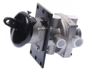 Кран ЗИЛ,КАМАЗ,МАЗ тормозной 2-х секционный с рычагом MEGAPOWER 350-16-002 MEGA POWER