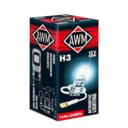 Лампа галогенная H3 12V 55W "AWM" 410300002 AWM